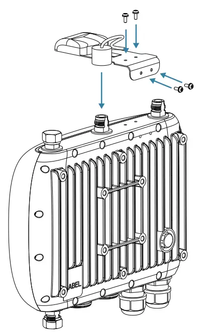 Hon Lin Technology GME840U 915U Outdoor LoRa Gateway - antina