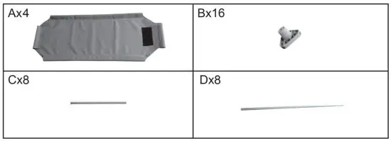 COSTWAY HY10001A Stackable Daycare Sleeping Cots - assemble