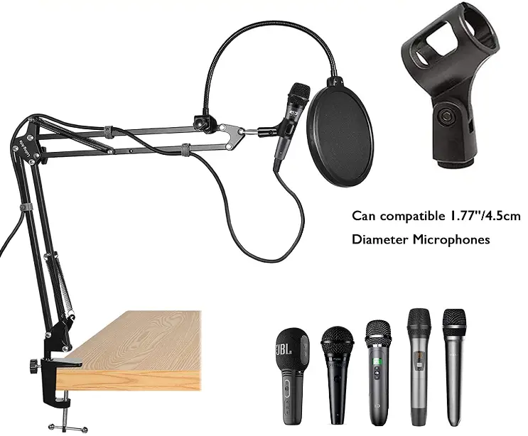 Microphone-Stand-for-Blue-Yeti-with-Boom-Arm-Scissor-3