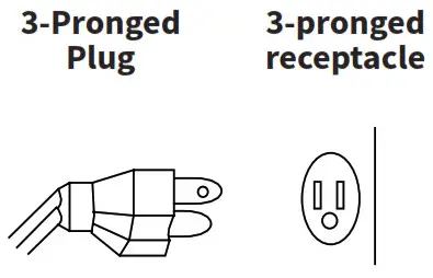 IMPECCA 1.7 CU. FT. Compact Refrigerator--- POWER SUPPLY--