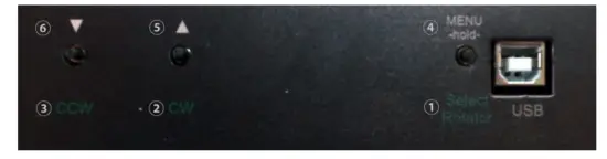 4O3A RS485 Azimuth Magnetic Sensor - Buttons and Controls