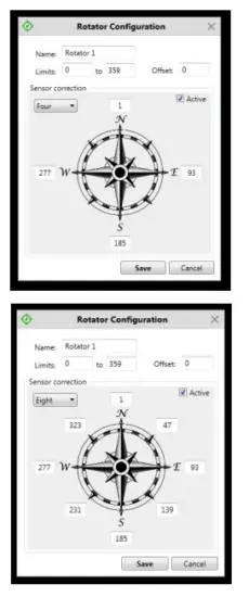 4O3A RS485 Azimuth Magnetic Sensor - Sensor Correction