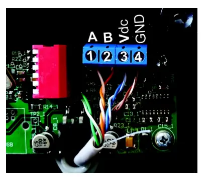 4O3A RS485 Azimuth Magnetic Sensor - Sensor wiring
