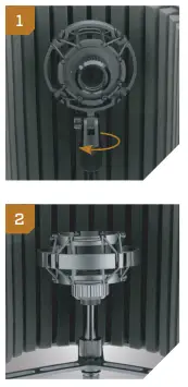 Mic Clip and Standard-Sized Shock Mount