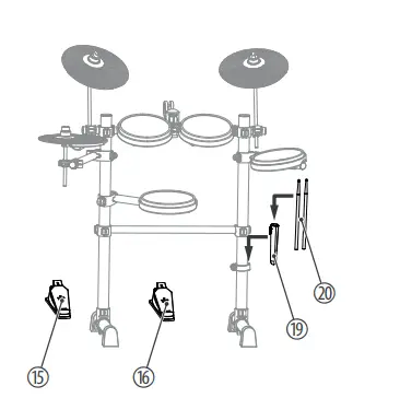 thomann HD-120 E-Drum Set FIG 11