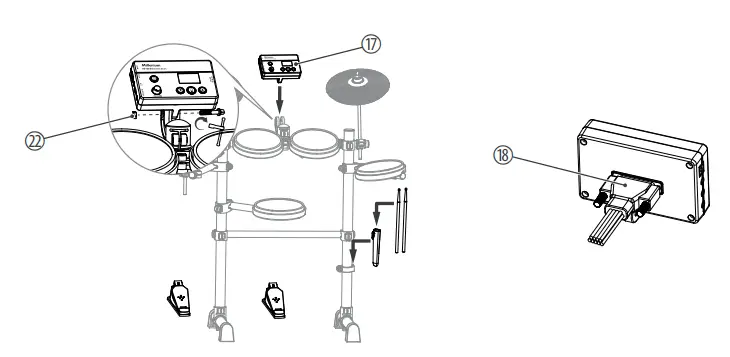 thomann HD-120 E-Drum Set FIG 12