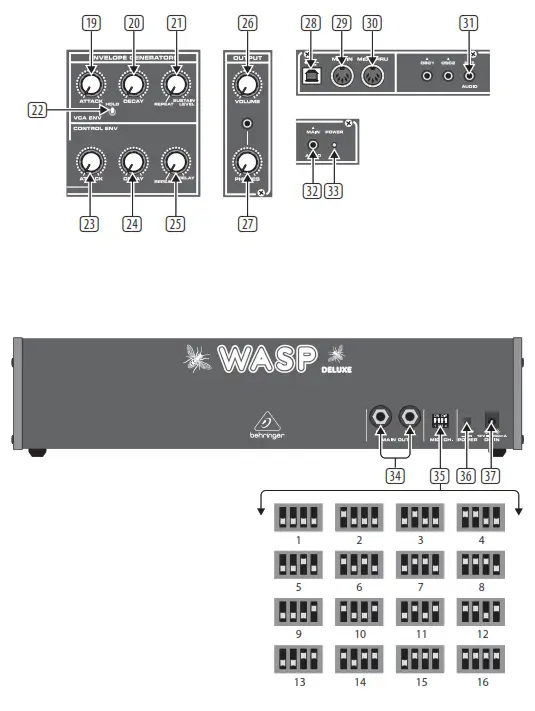 behringer WASP DELUXE Legendary Hybrid Synthesizer - FIG 7