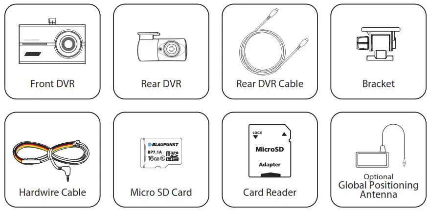BLAUPUNKT 12V 24V Digital Video Recorder - ACCESSORIES