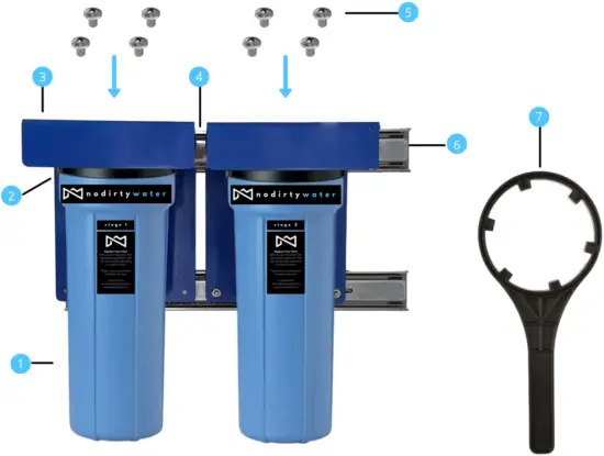 no dirty water Solo Duo Filter System parts