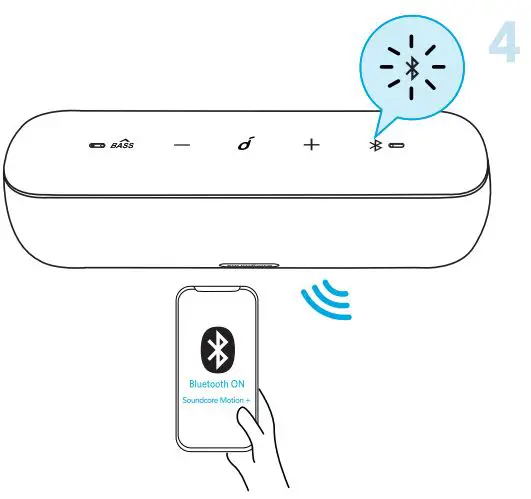 soundcore Motion + Bluetooth Speaker User Guide - Bluetooth On