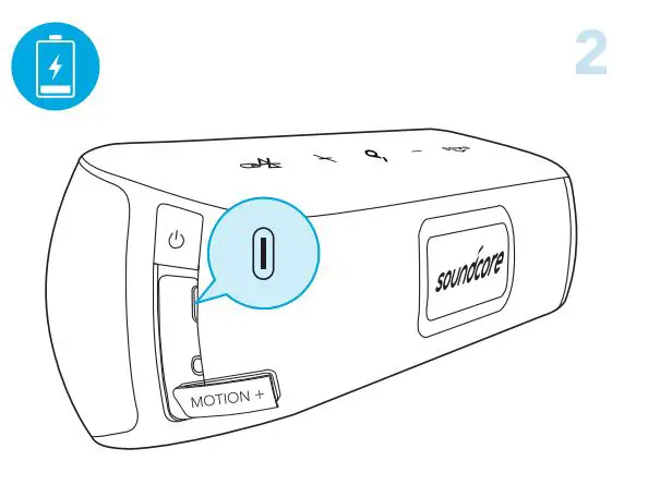 soundcore Motion + Bluetooth Speaker User Guide - Charging