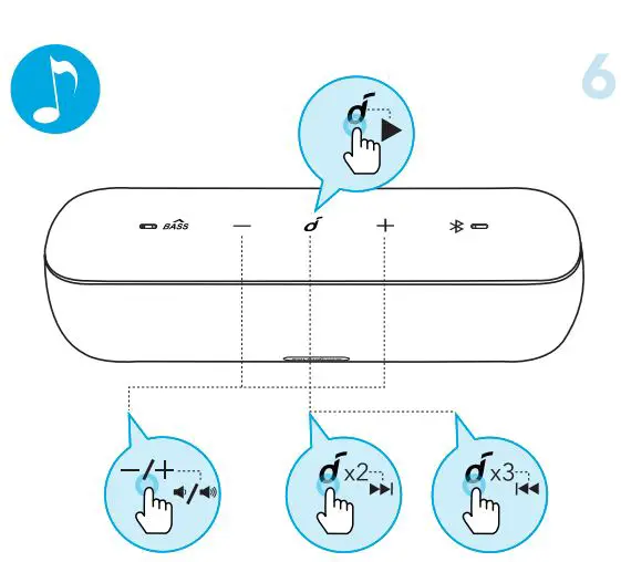 soundcore Motion + Bluetooth Speaker User Guide - Music