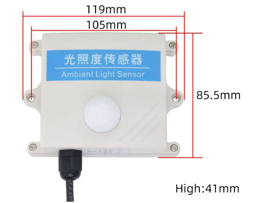XunChip XM2160 RS485 Interface Protection Type Small Range Illuminance Sensor 1