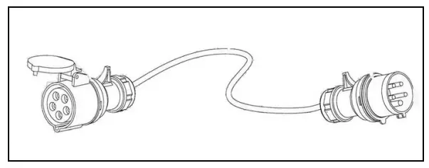 Cable fitting to heater