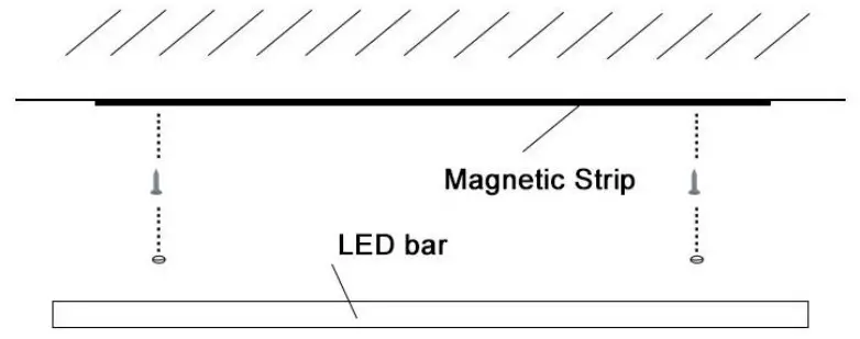 ESHINE ELB600MDC 24 inch Rechargeable Battery Powered Motion-Activated LED Under - figure 2