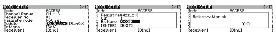 FrSky Access Taranis X9D Plus MicroAutomatic bindin