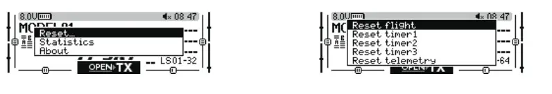 FrSky Access Taranis X9D Plus options