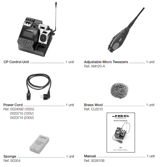 JBC CP-2QF 230V Micro Tweezers Station- fig 1
