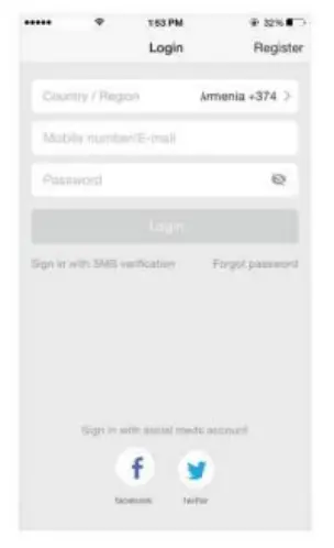 Sign In with social media account