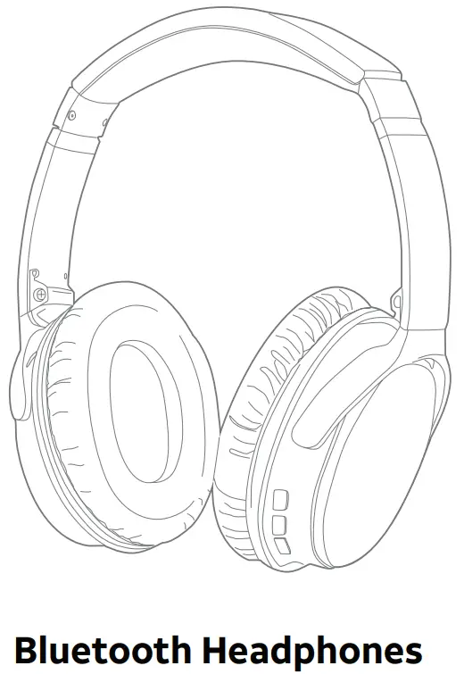 AT T H100 Bluetooth Wired Headphones - Headphones