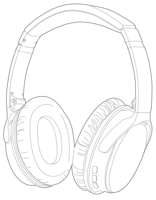 AT T H100 Bluetooth Wired Headphones