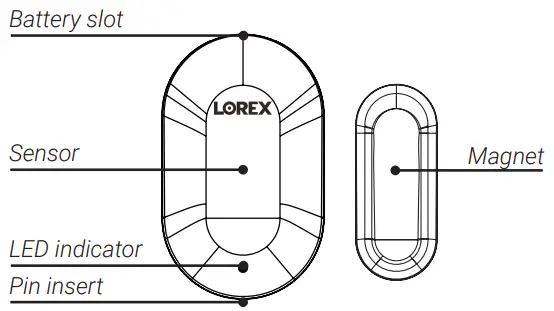 Lorex-AK41TK-on-window-Door-sensor-2