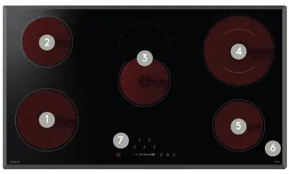 INALTO ICC905TB.1 90cm Ceramic Cooktop FIG 1