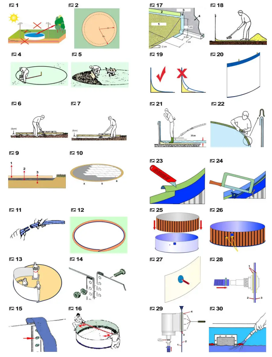 Steinbach 011110 Nuovo Round Steel Wall Pool - fig