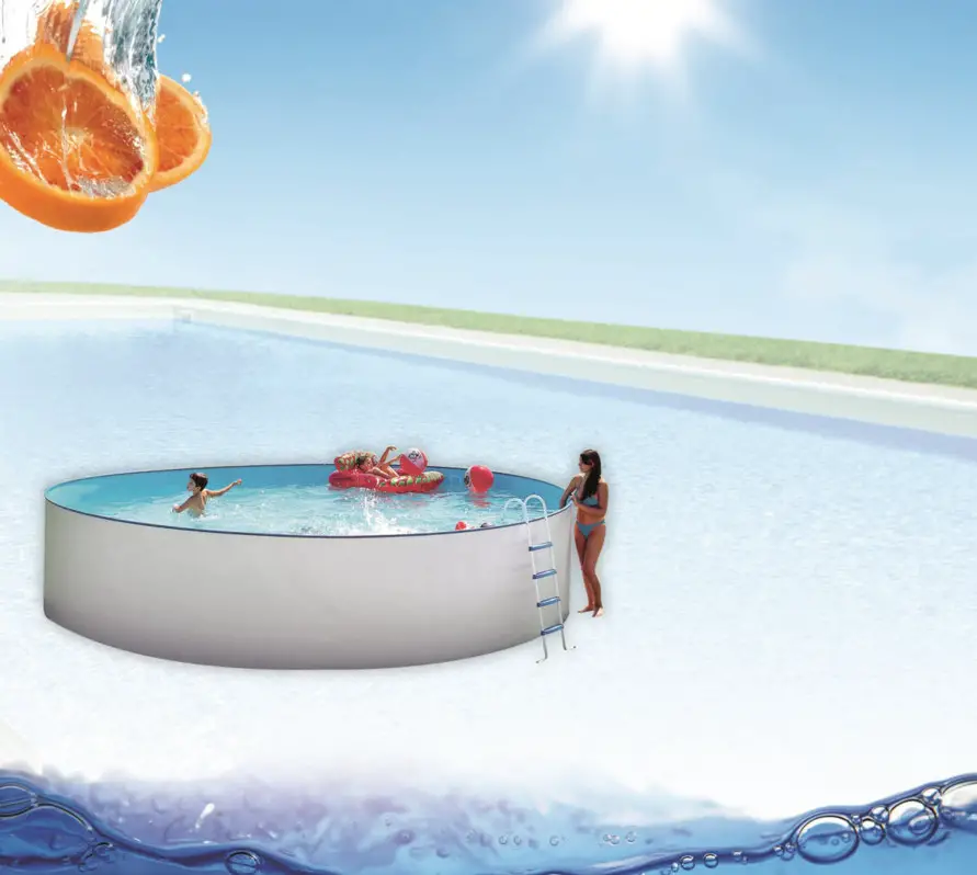 Steinbach 011110 Nuovo Round Steel Wall Pool