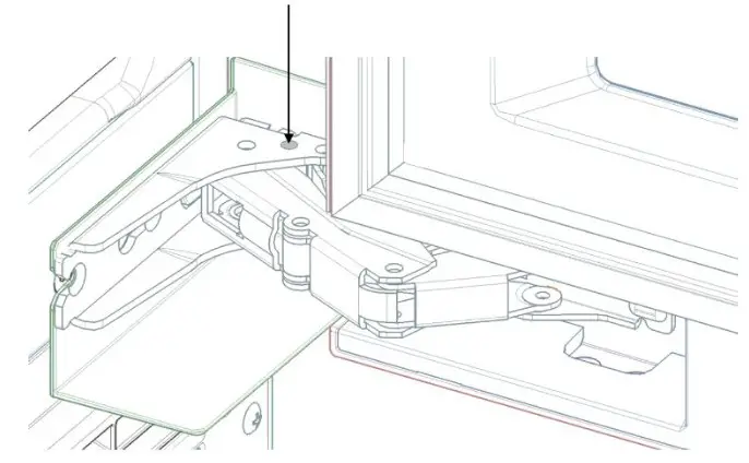 Thermador T24UR925RS 24 Inch Counter Depth Built In Undercounter Refrigerator - Door opening 3