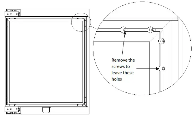 Thermador T24UR925RS 24 Inch Counter Depth Built In Undercounter Refrigerator - Installing the overlay frame 4