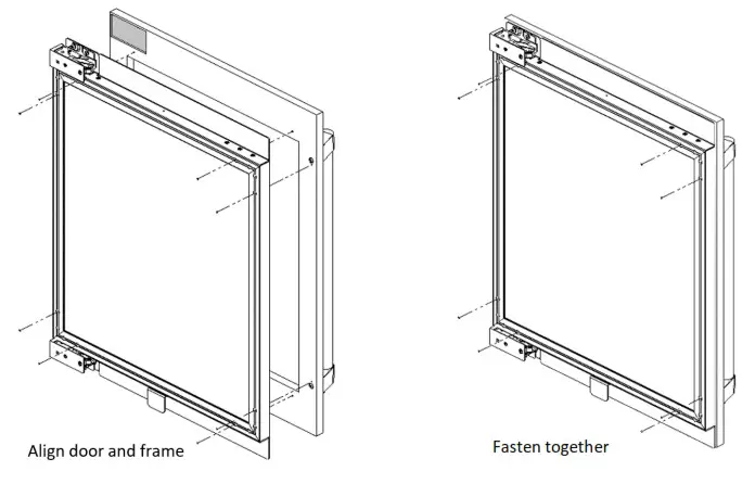 Thermador T24UR925RS 24 Inch Counter Depth Built In Undercounter Refrigerator - Installing the overlay frame 5
