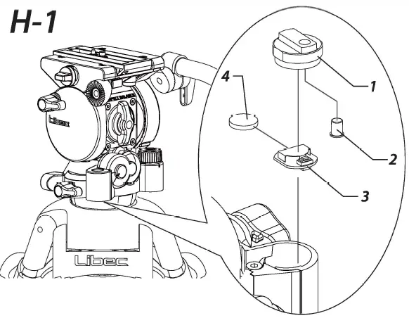 Libec-H15-Fluid-Head-For-video-camera-fig-14