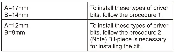 makita DFT087F Cordless Screwdriver - For tool with deep driver bit hole