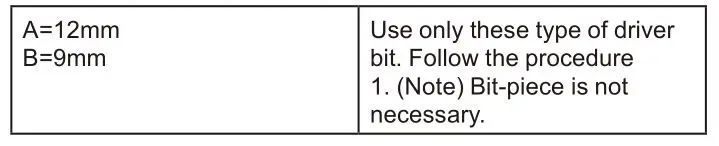 makita DFT087F Cordless Screwdriver - For tool with shallow driver bit hole