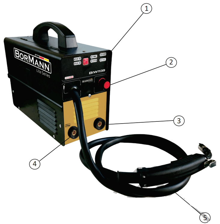 BORMANN BIW1135 Mig or Mag Electric Welding Machine - 2