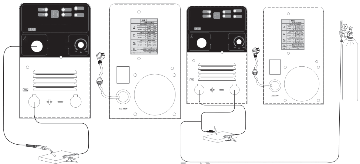 BORMANN BIW1135 Mig or Mag Electric Welding Machine - 4