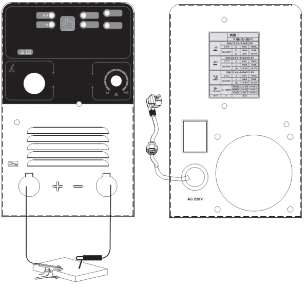 BORMANN BIW1135 Mig or Mag Electric Welding Machine - 5