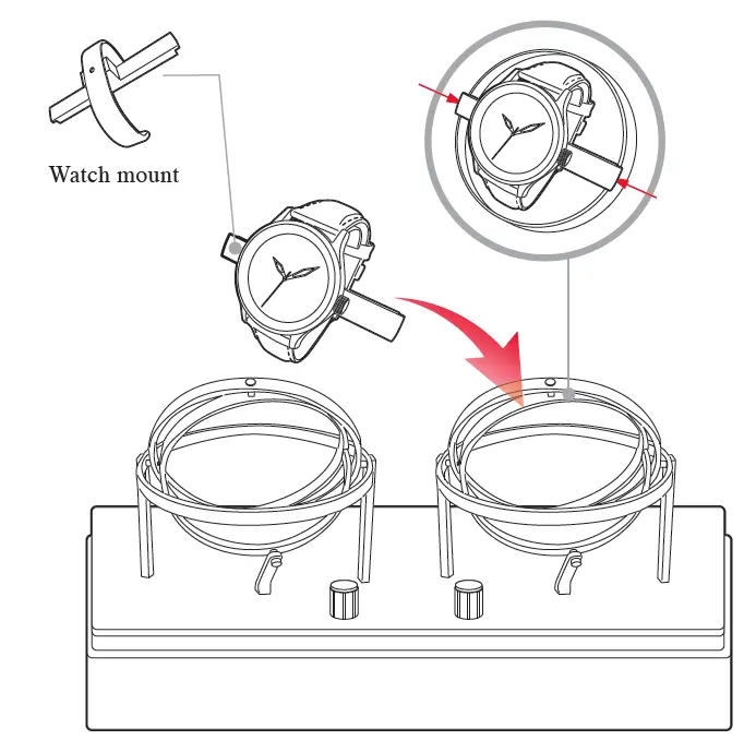 MAINSPRING Gyroscope Double Watch Winder fig 2