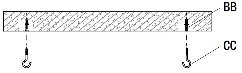 Commercial Electric 55703191 42 Inch LED Shop Light with Bluetooth Speakers -- INSTALLATION 1