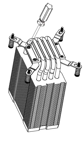 MARS GAMING MCPU44 CPU Cooler 3