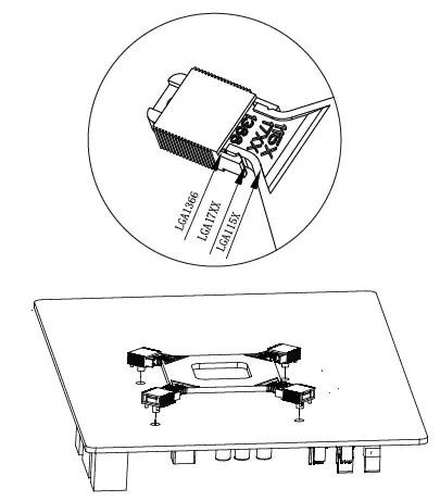 MARS GAMING MCPU44 CPU Cooler 6