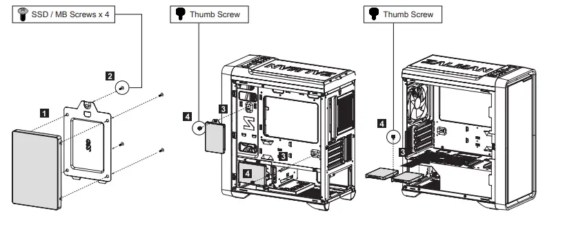 ZALMAN M3 Matx Mini Tower Computer Case FIG (10)