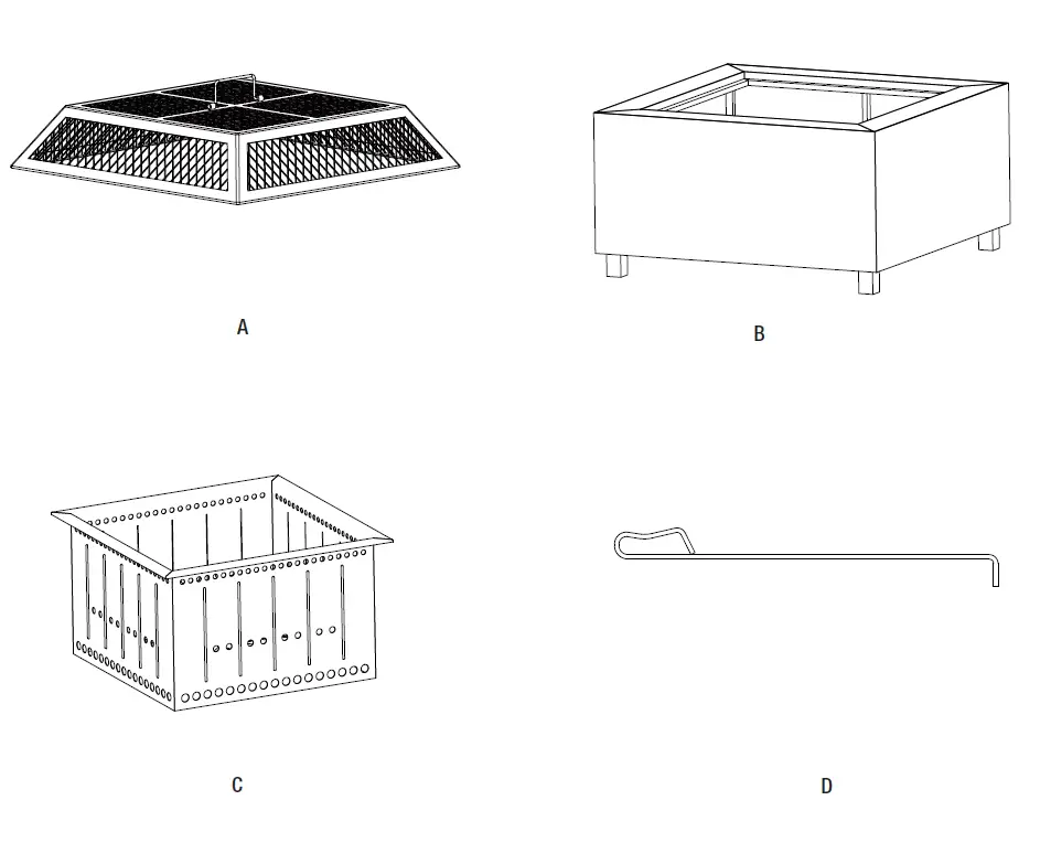 HOME DECORATORS Low Smoke Wood Burning Fire Pit 1