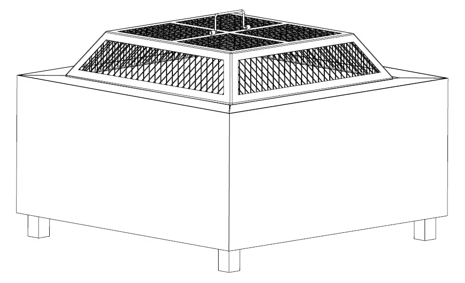 HOME DECORATORS Low Smoke Wood Burning Fire Pit