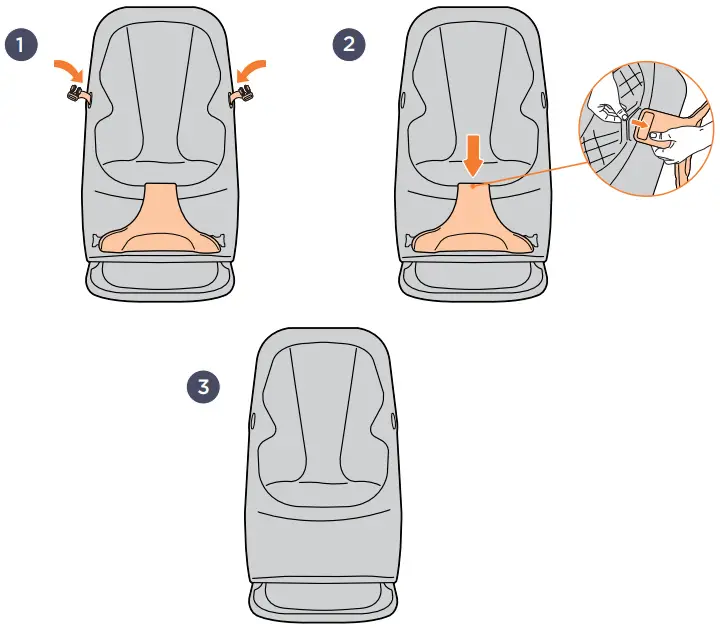CONVERT BOUNCER TO TODDLER CHAIR