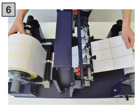 dpr LABELING MCH100SLT25 Longitudinal Label Slitter - 6