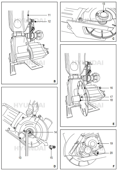 HYUNDAI 56433 Dual Temperature Heat Gun - fig 1