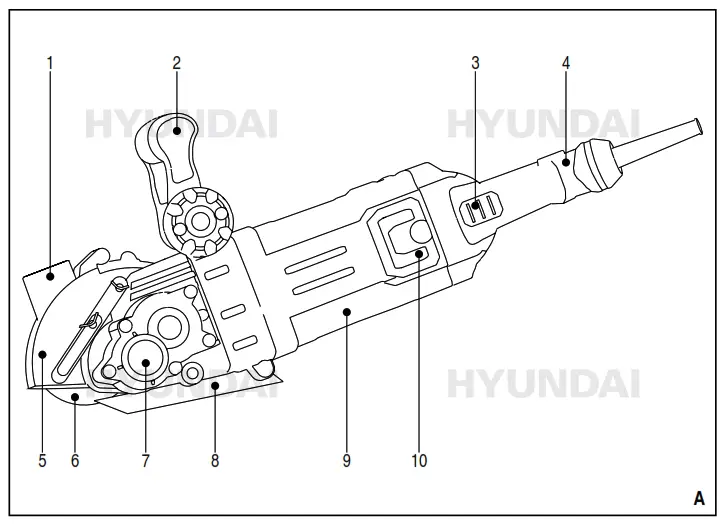 HYUNDAI 56433 Dual Temperature Heat Gun - fig