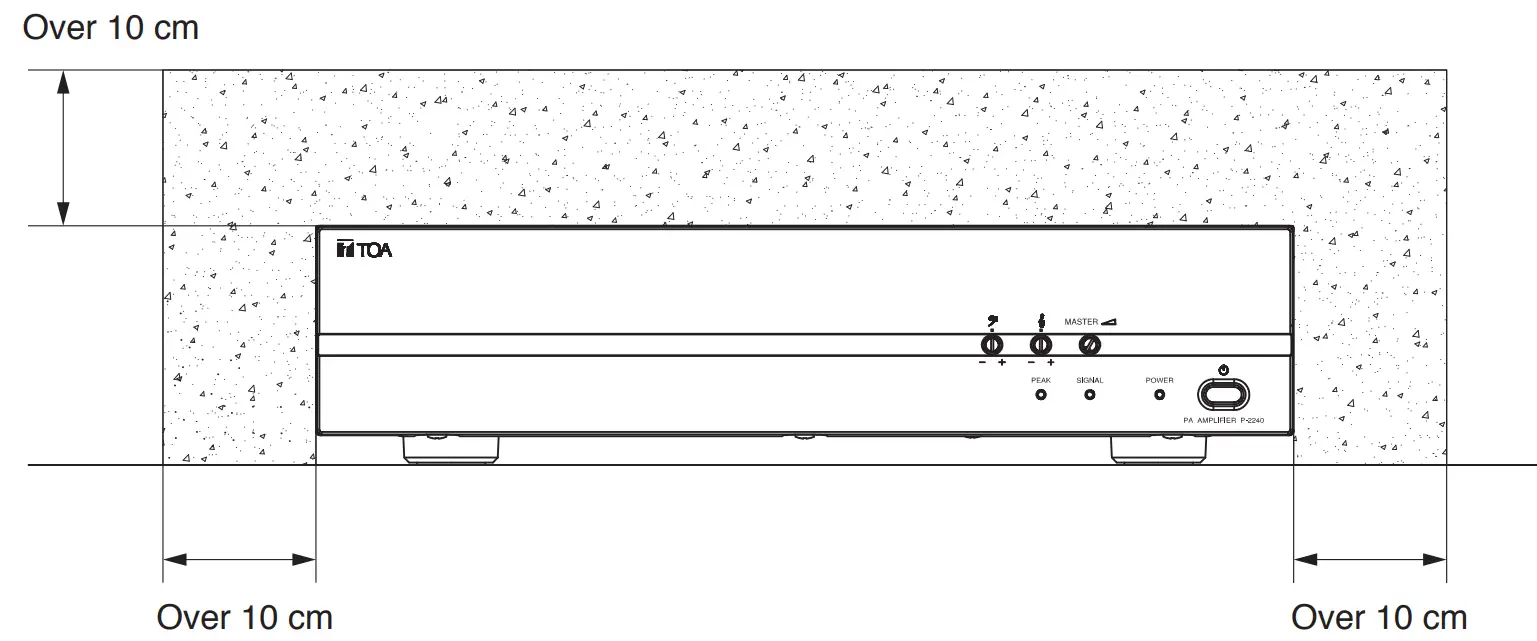 TOA P-2240 Power Amplifier - Diagram 2